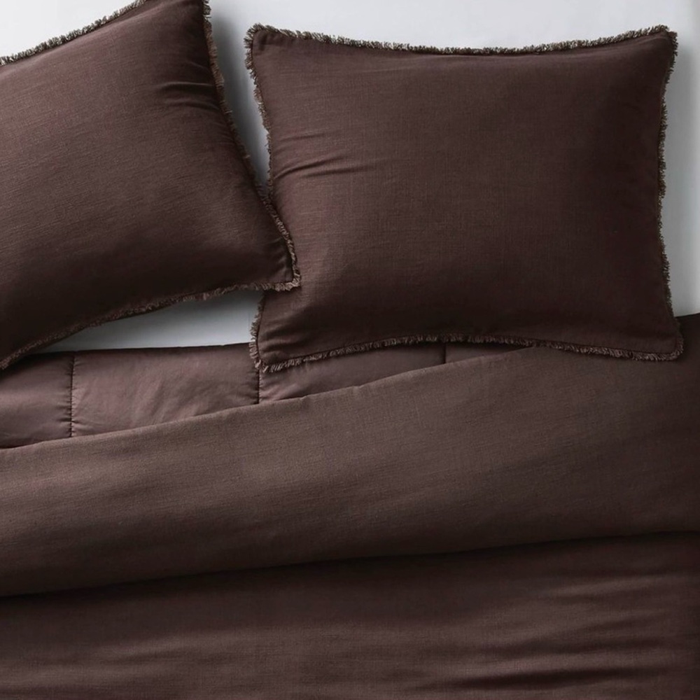 Casaluna Linen Comforter & Shams Fig